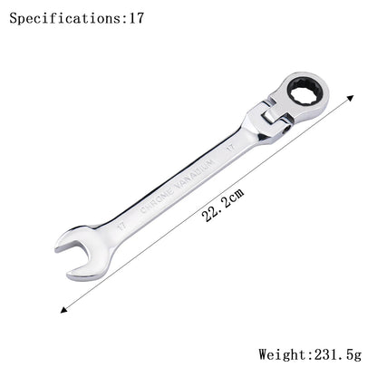Ratchet Wrench of Keys Spanner Set Hand Tool 72-Tooth Ratcheting Flexible Head Mirror Finish 6mm-27mm Auto and Home Repair 1 pcs    Home Decor Supply | Online Retail | ShoreShopper.com