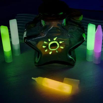 6ml/pc Luminous Pigment Paint Bright Fluorescent Paint Glow In Dark Acrylic Painting Water Color Artwork Party    Home Decor Supply | Online Retail | ShoreShopper.com