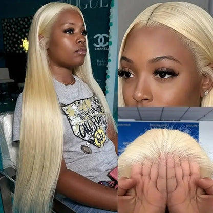 613 Blonde Lace Front Wig Human Hair  Wig  For Wowen Bone Straigh Human Hair Wigs 13X6 Hd Lace Frontal Wig 13X4 Lace Wigs    Home Decor Supply | Online Retail | ShoreShopper.com