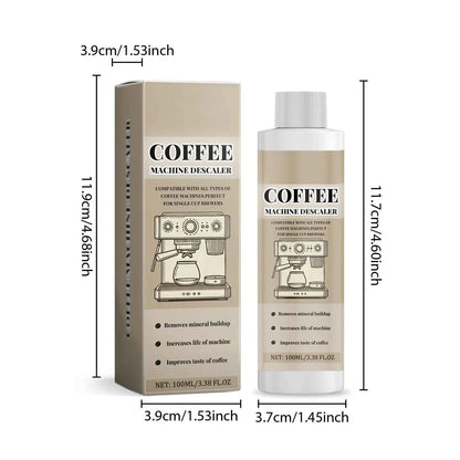 Coffee Machine Cleaning Solution Descaling Agent Get Cleaning All-Purpose Cleaner Kitchen Accessories 1 Bottle 100ml