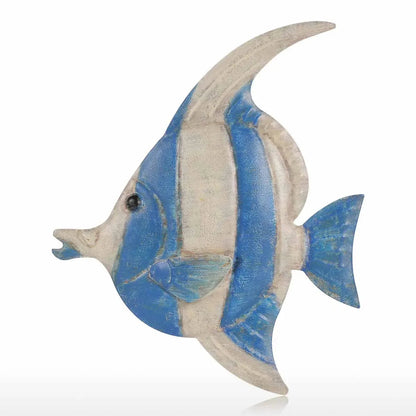 Fish Wall Hanging Iron Wall Decor Creative Ornament Craft Wall Setting Marine Life Home Decoration Accessories    Your Coastal Marketplace | Shoreshopper.com