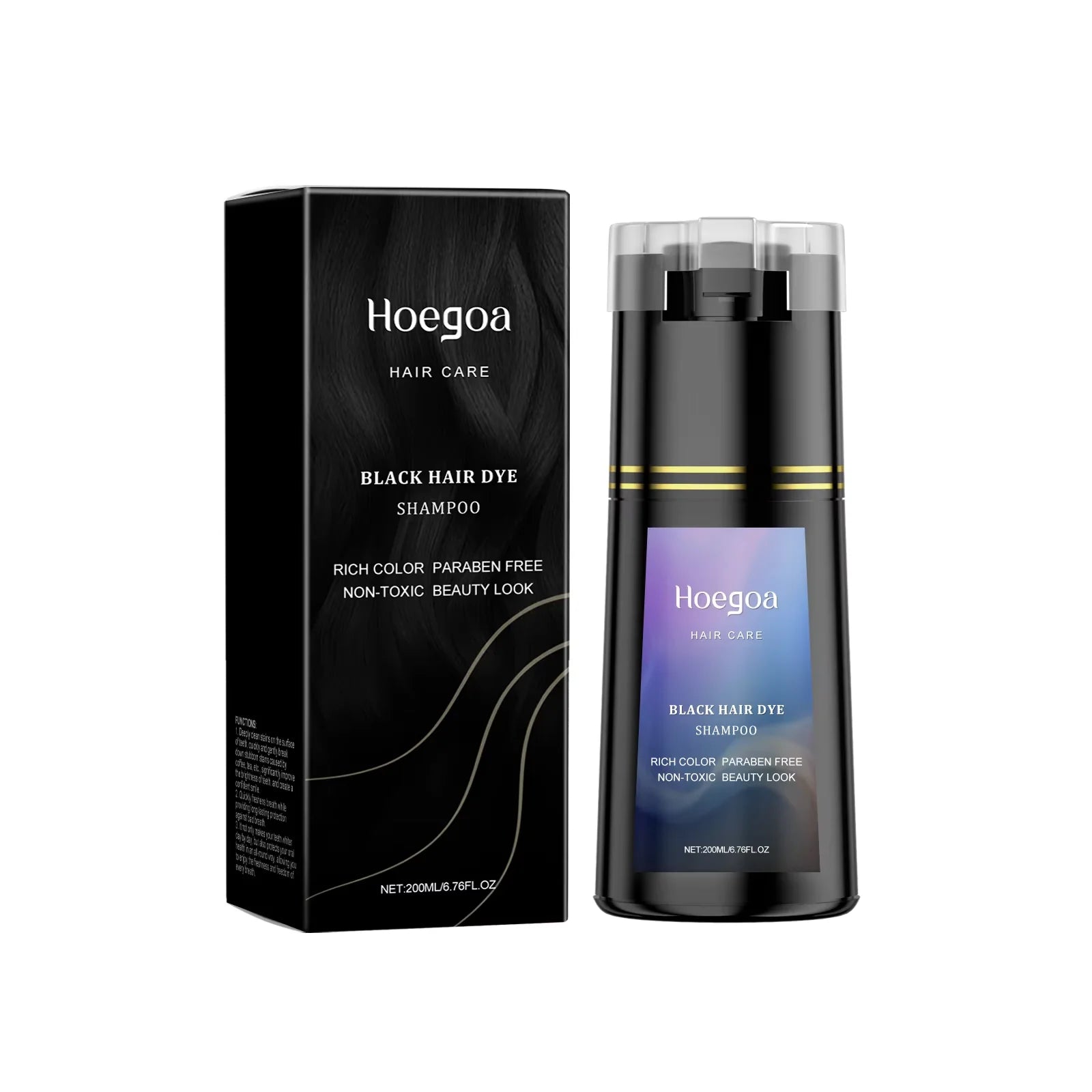Hair Dye Shampoo for Gray White Hair Coverage 3 in 1 Light Brown DIY Herbal Ingredients Natural Hair Color Shampoo for Women Men - ShoreCo.Shop