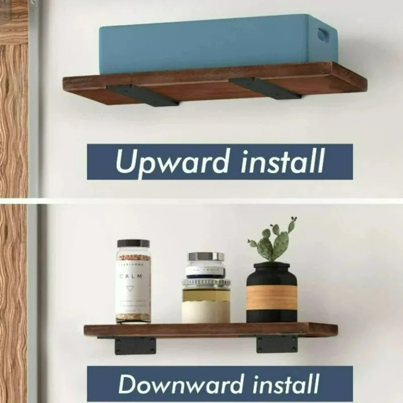Heavy Duty L-shaped Shelves Brackets Thickened Floating Shelf Bracket Invisible Wall Shelves Support with Screws Hardware Tools    Home Decor Supply | Online Retail | ShoreShopper.com