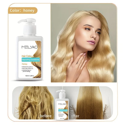 MELAO Hair Dye - Semi Permanent Hair Color Depositing Conditioner, Cruelty-free - ShoreCo.Shop