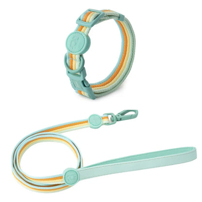 Durable Dog Collar Leash Set Adjustable Pet Collar For Small Medium Dogs Fashionable Dog Collar and Leash Set Pet supplies - ShoreCo.Shop