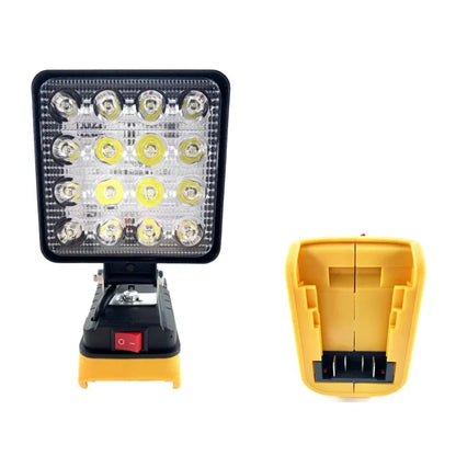 3/4 Inch LED Work Light for Makita/Dewalt/Milwaukee 18V Li-ion Battery Portable Flashlight Emergency Tool Lamp Camping Lamp - ShoreCo.Shop