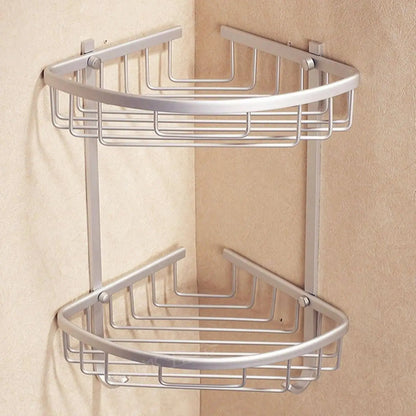 Bathroom Shelves Aluminum Shower Triangular Rack Storage Corner Shelf For Shampoo Soap Cosmetic Basket Holder 2/3 Layer    Home Decor Supply | Online Retail | ShoreShopper.com