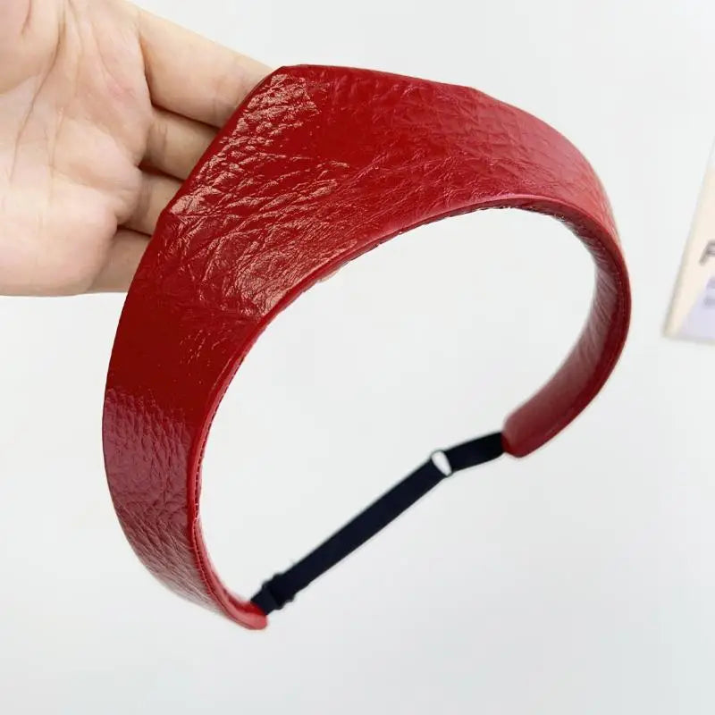 Fashion Adjustable Women Headband Leather Anti Slip Headband European And American Crown Hairband Ladies Headwear    Your Coastal Marketplace | Shoreshopper.com