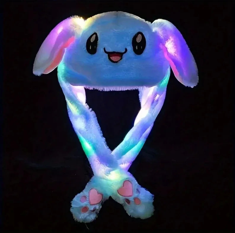 Headwear Daily  Supplies Party Home LED Funny Glowing And Ear Moving Bunny Hat Cap For Women Girls Cosplay Party Holiday Hat    Your Coastal Marketplace | Shoreshopper.com