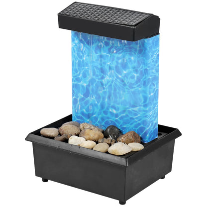 Mini Tabletop Fountain with Light Sound Relaxation Indoor Water Fountain Ornament Zen Meditation Fountain Home Decorations    Home Decor Supply | Online Retail | ShoreShopper.com