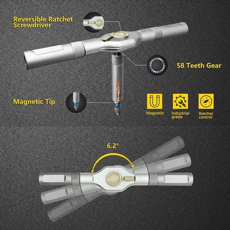 24 in 1 Magnetic Screwdriver Set DIY Multifunction Ratchet Screwdriver Multi Bits Mini Repair Tool Kit for Furniture Computer    Home Decor Supply | Online Retail | ShoreShopper.com
