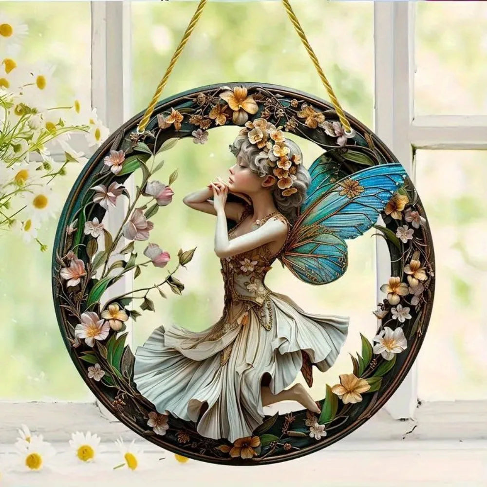 Enchanting Elf Fairy Acrylic Sun Catcher Window Door Display, Seasonal Summer Decor - for Home, Bar, for Daily Christmas Decor    Your Coastal Marketplace | Shoreshopper.com