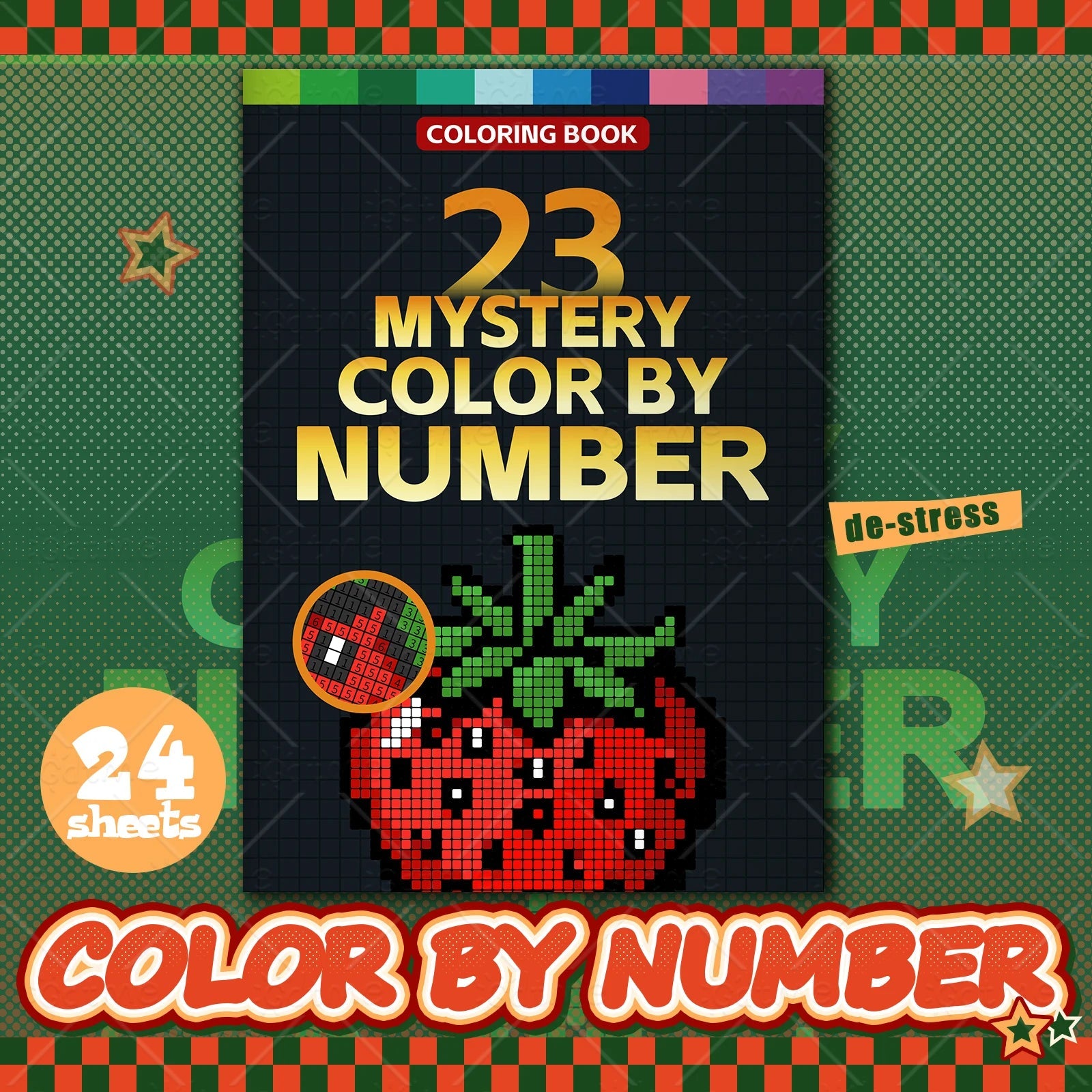 MYSTERY COLOR BY NUMBER Cartoon Animal artwork by digital adult Coloring Book DIY Painting Drawing Coloring By Num    Home Decor Supply | Online Retail | ShoreShopper.com