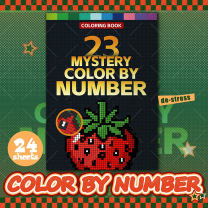 MYSTERY COLOR BY NUMBER Cartoon Animal artwork by digital adult Coloring Book DIY Painting Drawing Coloring By Num    Home Decor Supply | Online Retail | ShoreShopper.com