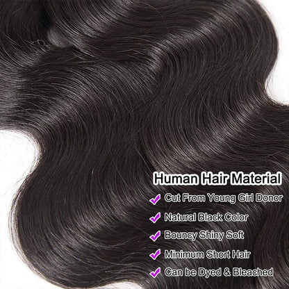 Body Wave Human Hair Bundles 12A Raw Virgin 100% Unprocessed Weave Human Hair Extensions 1 3 4 Bundles Deals Natural Color    Home Decor Supply | Online Retail | ShoreShopper.com