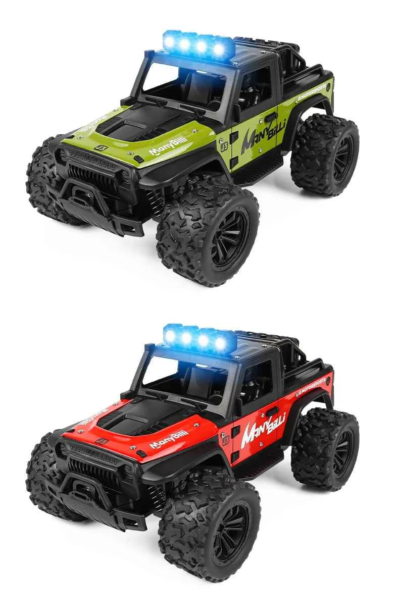 RC Off road Truck 1/16 4WD RTR Durable Beginner All Terrain RC Car High Speed 20Km/h Remote Control Monster Truck Adult Gift Toy