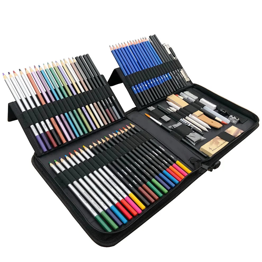 Art Painting Set 83pcs Art Sketching Set Color Lead Pencil High Quality Set Art Professional School Drawing Supplies    Home Decor Supply | Online Retail | ShoreShopper.com