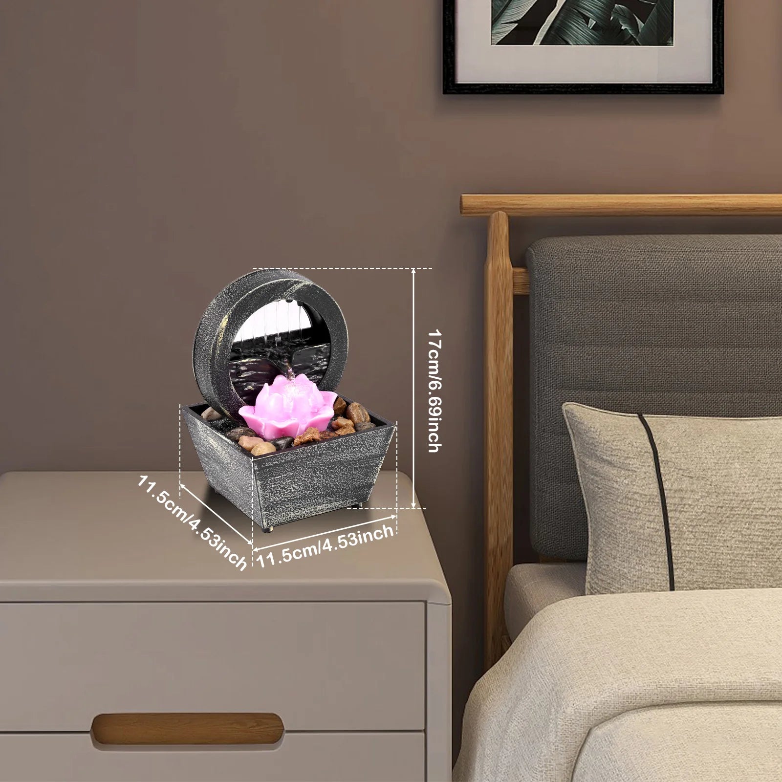 Tabletop Fountain Battery/USB Operated Water Fountain Feature Zen Meditation Fountain Decor Sound Relaxation Fountain Ornament    Home Decor Supply | Online Retail | ShoreShopper.com
