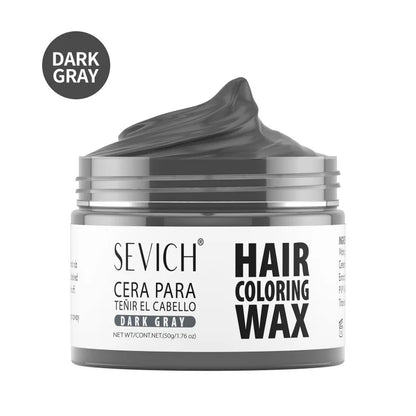 SEVICH Hair Colour Wax Temporary DIY Hair Coloring Wax One-Time Long Lasting Hair Dye Mud Cream Christmas Hair Styling Products - ShoreCo.Shop