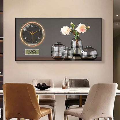 Large Size Aluminum alloy framed Artwork Wall Clock, Luxurious Muted Quartz Clock for Home Decor,living Room,bed Room Décor    Home Decor Supply | Online Retail | ShoreShopper.com
