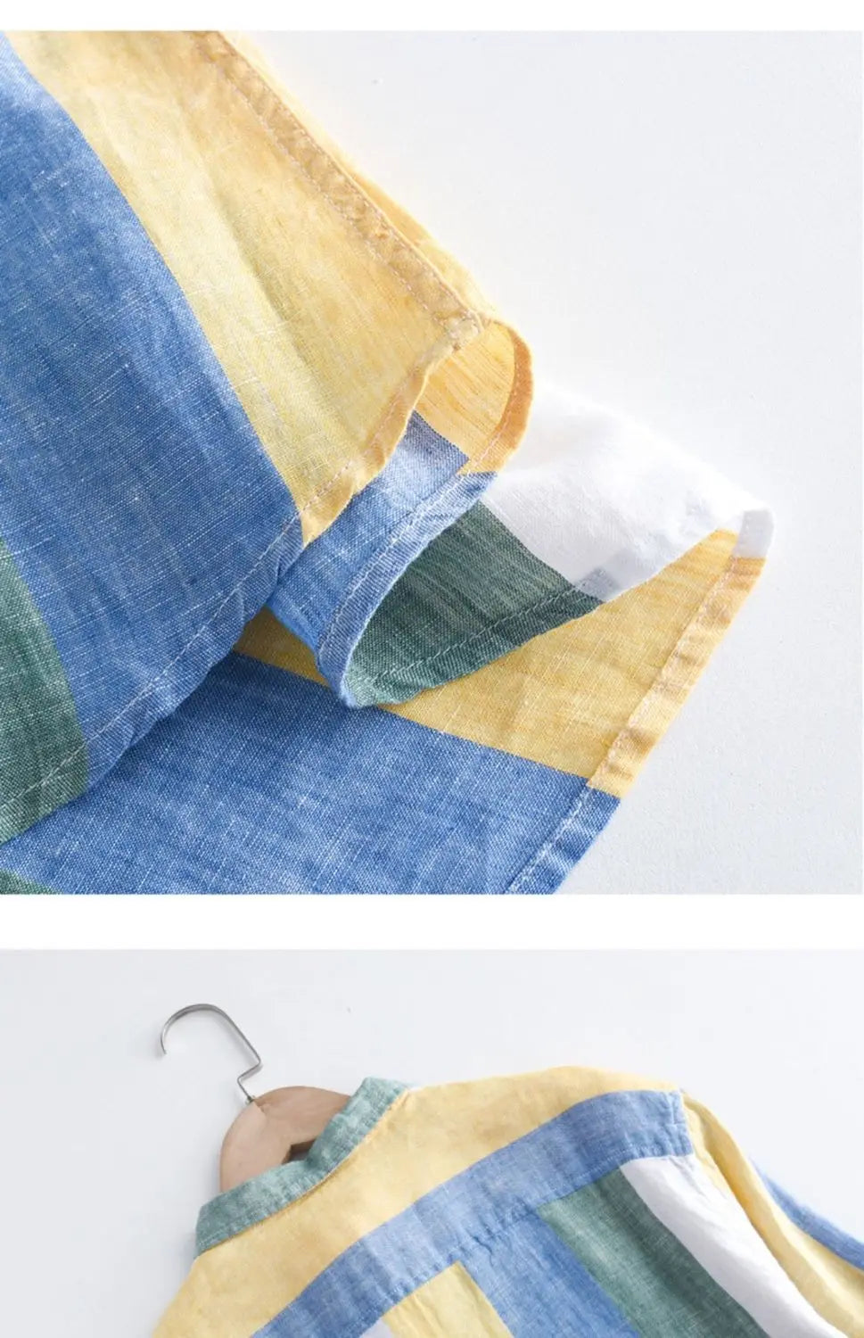 Striped shirt men's 2025 Man Plaid Shirts Cotton Chemise Male Blouses Casual Long Sleeve Formal Business Shirt Men's Clothing    Home Decor Supply | Online Retail | ShoreShopper.com