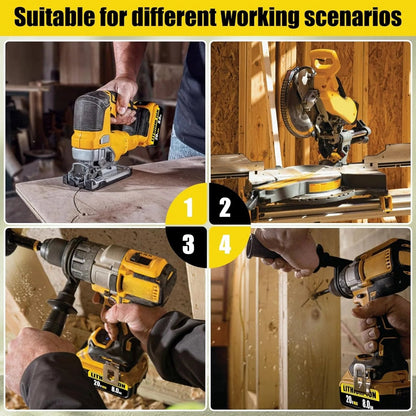 For Dewalt 20V 8.4Ah Battery Pin DCB205 Hand Drill Electric Tool 18650 Lithium Battery Power Battery DCB206-2 DCB205-2 DCB205    Home Decor Supply | Online Retail | ShoreShopper.com