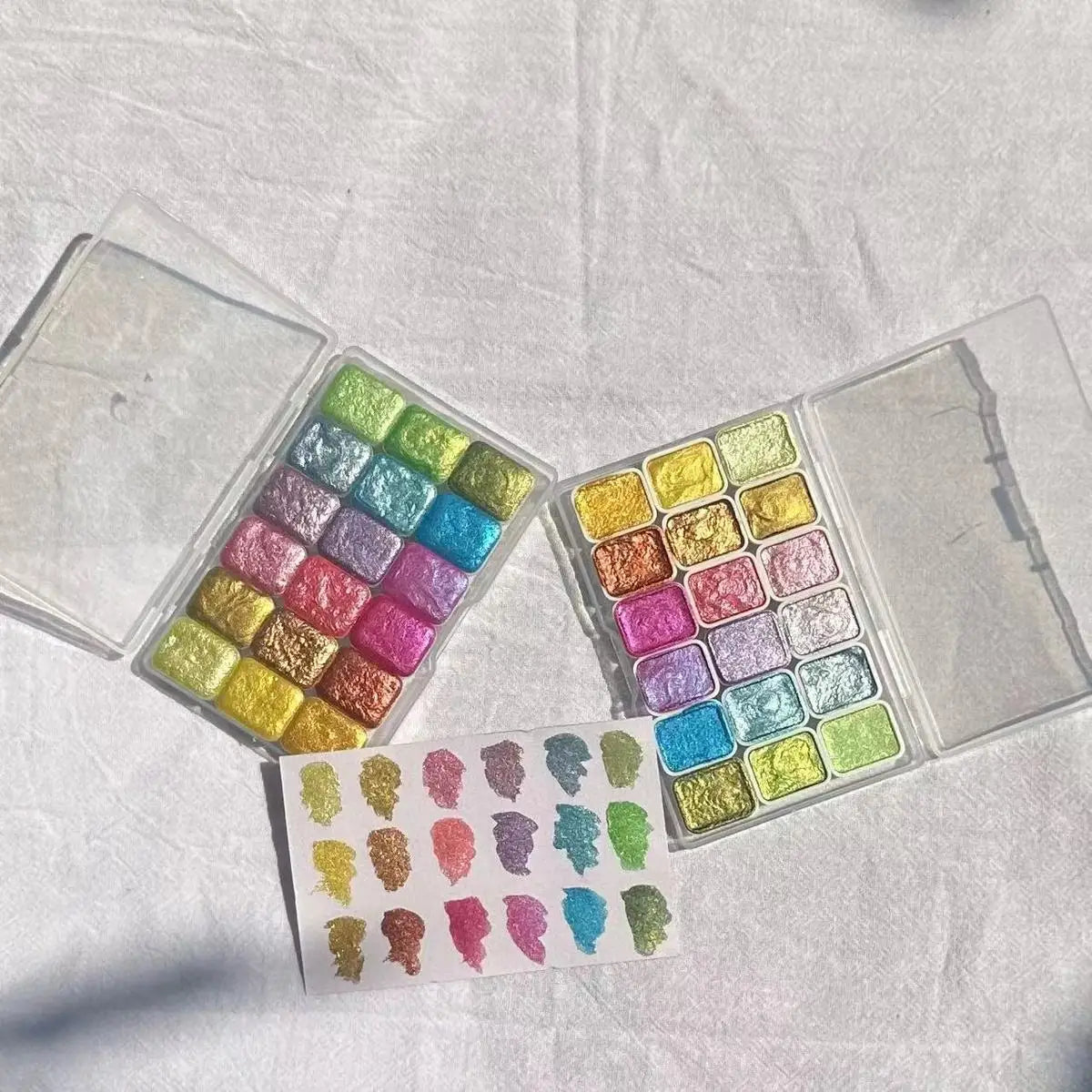 Master Grade 16 Colors Pearlescent Solid Watercolor Paint Mineral Nail Art Flower Painting Dyeing Tool Thangka ES    Home Decor Supply | Online Retail | ShoreShopper.com