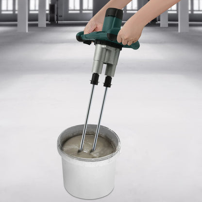 2 Paddle Cement Mixer Mortar Stirrer Concrete Paint Mortar Hand Mixer 6  Speeds Optional Red 1800W / Green 2800W    Home Decor Supply | Online Retail | ShoreShopper.com