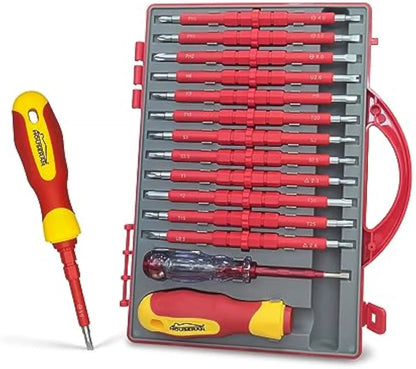 9714B 500V Insulated Screwdriver Set 12Pcs Double-Ended Insulated Screwdriver Tool with Non-Slip Handle All-in-One Prem    Home Decor Supply | Online Retail | ShoreShopper.com