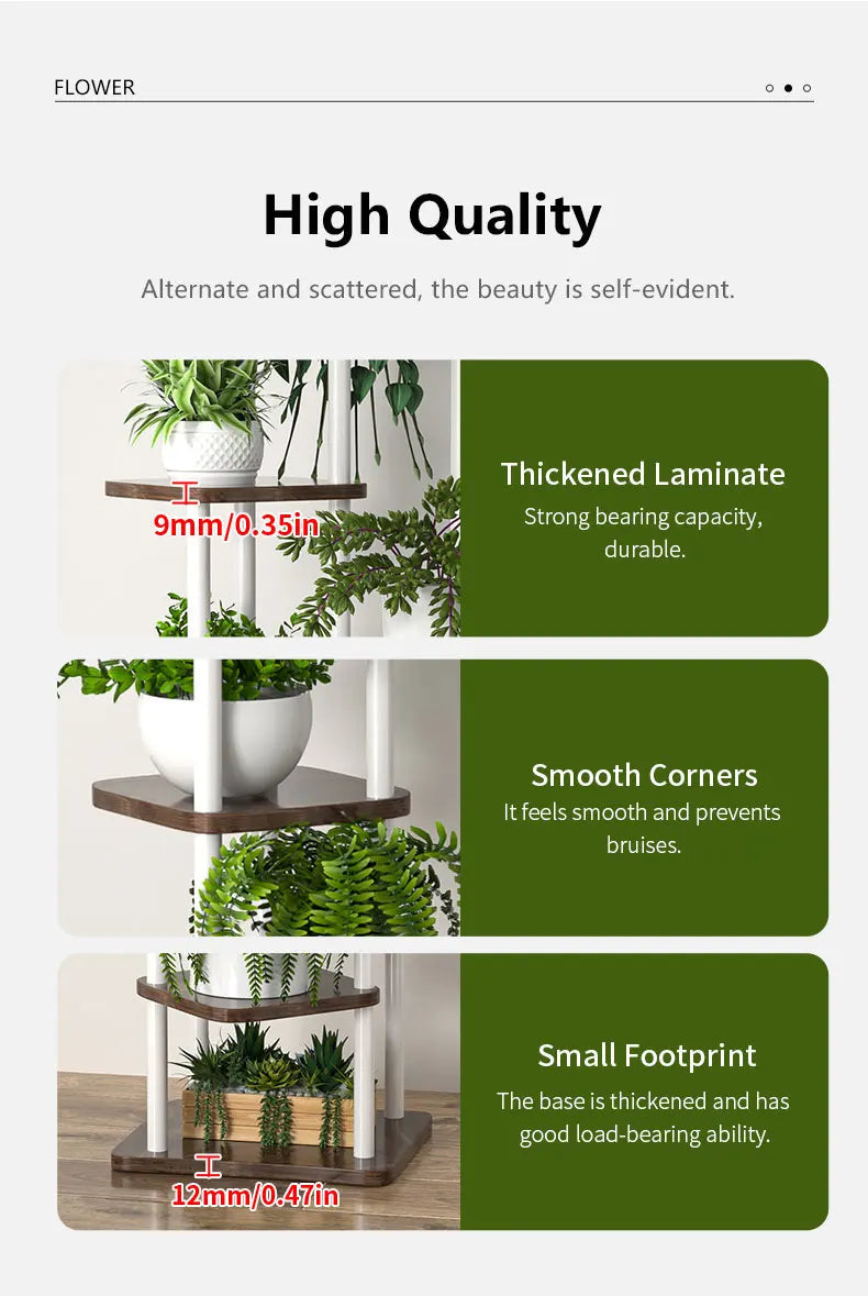 Plant Stand and Flower Stand Storage Shelf 4/5/6 Tier Flower Shelf Planter Rack Storage Organizer Display Indoor Garden Balcony    Home Decor Supply | Online Retail | ShoreShopper.com