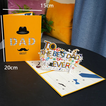 3D Pop-Up Father's Day Greeting Card Unique Handmade Gift for Dad Birthday Card with Notecard    Your Coastal Marketplace | Shoreshopper.com