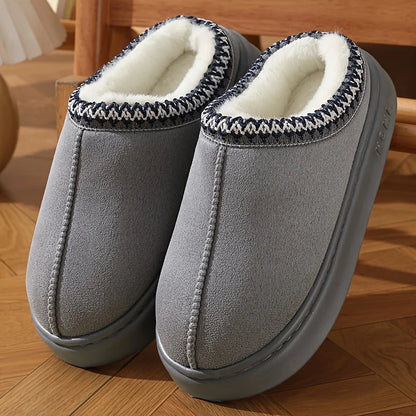 CloudComfort Plush Fleece Lined Slippers - Soft Sole Warm Indoor & Outdoor House Shoes for Men & Women    Your Coastal Marketplace | Shoreshopper.com