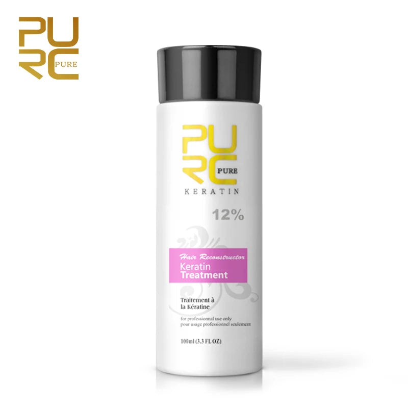 PURC Brazilian Keratin Hair Treatment Keratin Straightening Curly Hair Smoothing Repair Permed Damaged Hair Care Products - ShoreCo.Shop