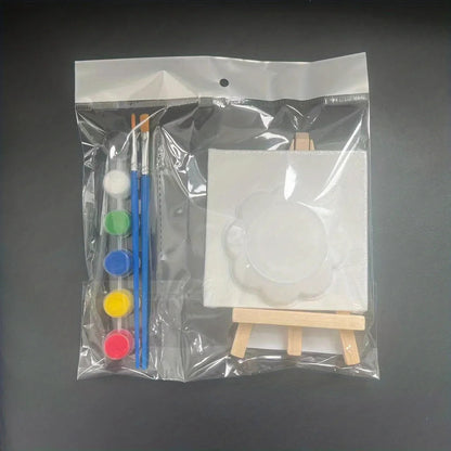 1 set of painting kit, 1 drawing board, 1 easel, 2 pens, 6 colors of paint, 1 palette, mini drawing board, acrylic paint    Home Decor Supply | Online Retail | ShoreShopper.com