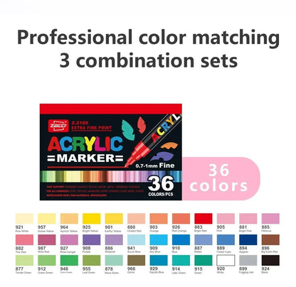 36-240 Acrylic Paint Markers, Waterproof & High Saturation for Wood,Metal,Plastic,Fabric,Glass,Ceramic Painting DIY Art Supplies    Home Decor Supply | Online Retail | ShoreShopper.com