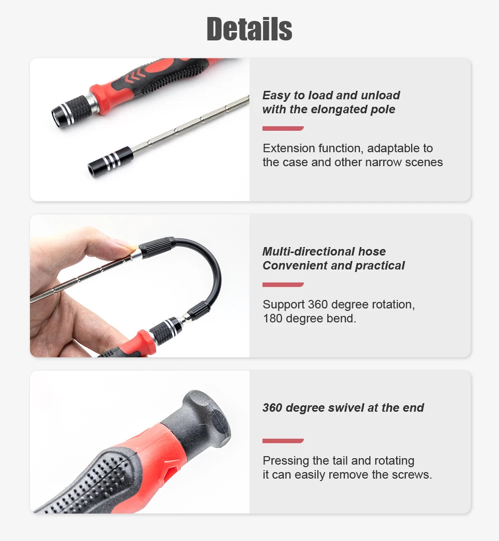 115 in 1 Precision Screwdriver Set Multifunctional Magnetic Repair Tools Kit for Computer Laptop Phone MacBook Household Repairs    Home Decor Supply | Online Retail | ShoreShopper.com