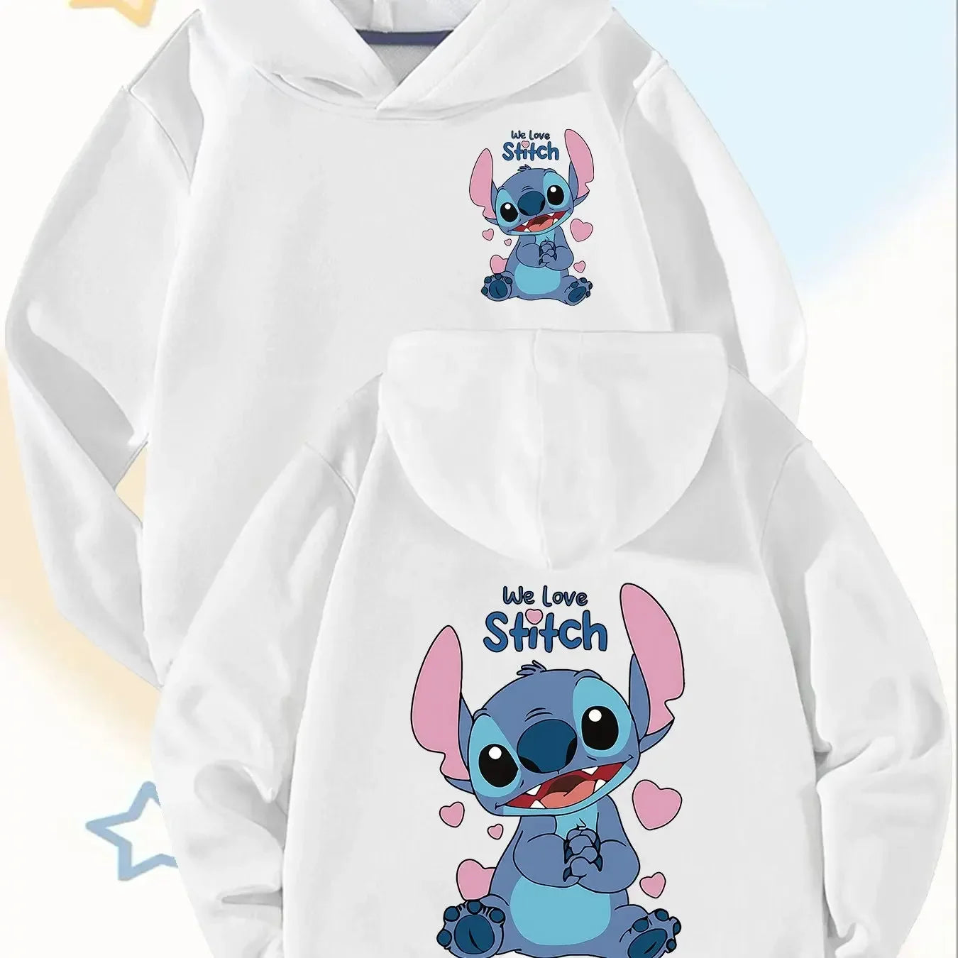 Fashionable Disney Children's Hoodies, Autumn and Winter Girls'  Boys' Clothes Outdoor Sweatshirts Soft Long-sleeved Pullovers - ShoreCo.Shop