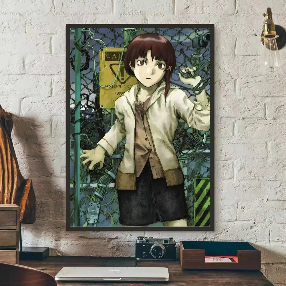 Painting By Numbers for Adult  S-Serial Experiments L-Lain Anime Cute Oil Paint By Number Home Decor    Home Decor Supply | Online Retail | ShoreShopper.com