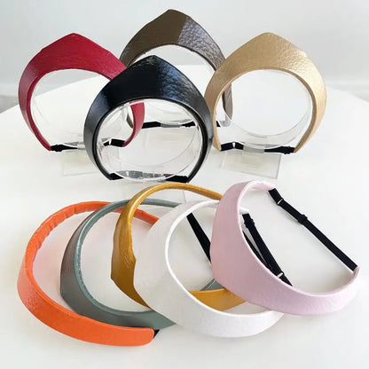 Fashion Adjustable Women Headband Leather Anti Slip Headband European And American Crown Hairband Ladies Headwear    Your Coastal Marketplace | Shoreshopper.com