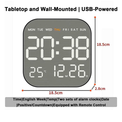 Mirror Brushed Finish Wall Clock Premium Modern Home Wall Clock    Home Decor Supply | Online Retail | ShoreShopper.com