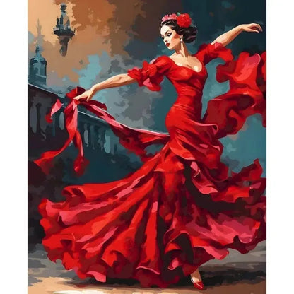 Paint By Number Woman Drawing on Canvas HandPainted Art Gift DIY Pictures By Number Flower Girl Kits Home Decoration    Home Decor Supply | Online Retail | ShoreShopper.com