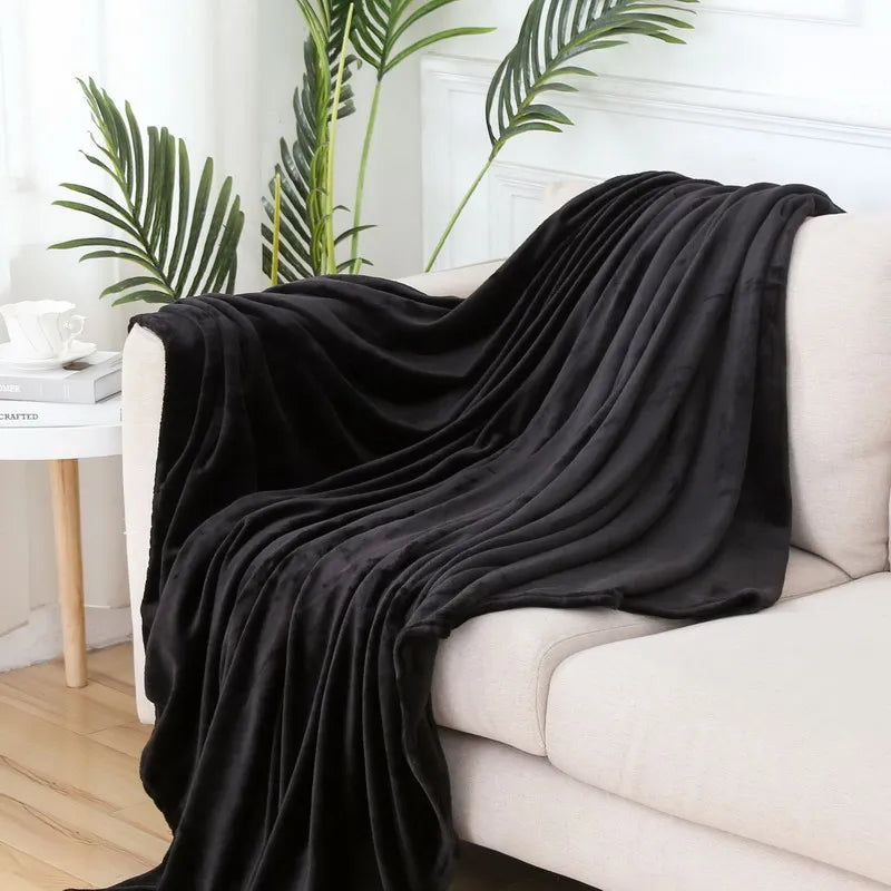 Fluffy Coral Velvet Blanket Flannel Plush Comfortable Thickened and Warm Soft Sofa Throw Blanket for Air-Conditioned Room Luxury    Your Coastal Marketplace | Shoreshopper.com