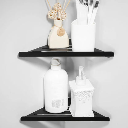 Wall Mount Shower Corner Shelf No-drill 304 Stainless Steel Corner Shampoo Body Wash Storage Organizer for Bathroom Glass Shelf    Home Decor Supply | Online Retail | ShoreShopper.com