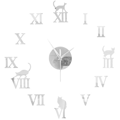 Large Wall Clock Quartz Needle 3D DIY 27" 37" or 47" Wall Clock    Home Decor Supply | Online Retail | ShoreShopper.com