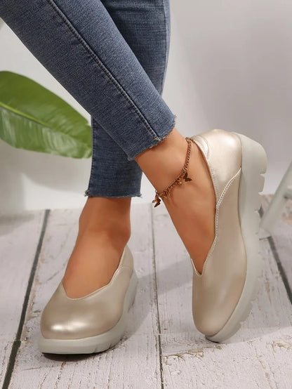 2025 New Women Fashion Wedge Heel Pumps Spring Summer Lightweight Platform Woman Soft Sole Comfort Casual Shoes Женская Обувь    Your Coastal Marketplace | Shoreshopper.com
