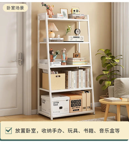 Household Multi-layer Wrought Iron Shelves Ins Wind Simple Floor Storage Display Cabinet Trapezoidal Shelf Bookshelf    Home Decor Supply | Online Retail | ShoreShopper.com