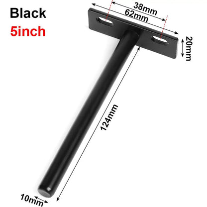 T Shape Metal Shelf Brackets Concealed Brackets Floating Hidden Wall Shelf Supports Screw Mounting Plate High Quality    Home Decor Supply | Online Retail | ShoreShopper.com