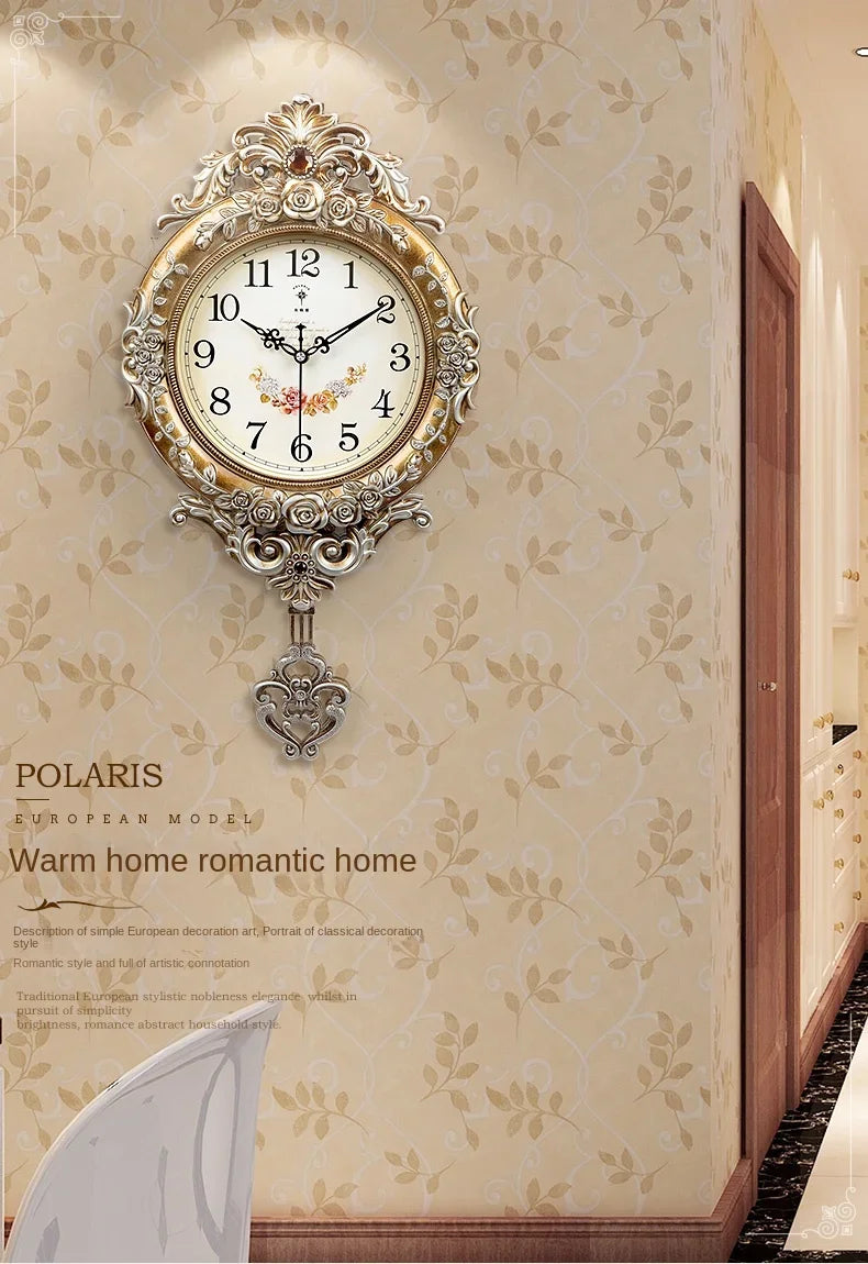 Polaris Light Luxury Home Design 60cm Wall Clock    Home Decor Supply | Online Retail | ShoreShopper.com