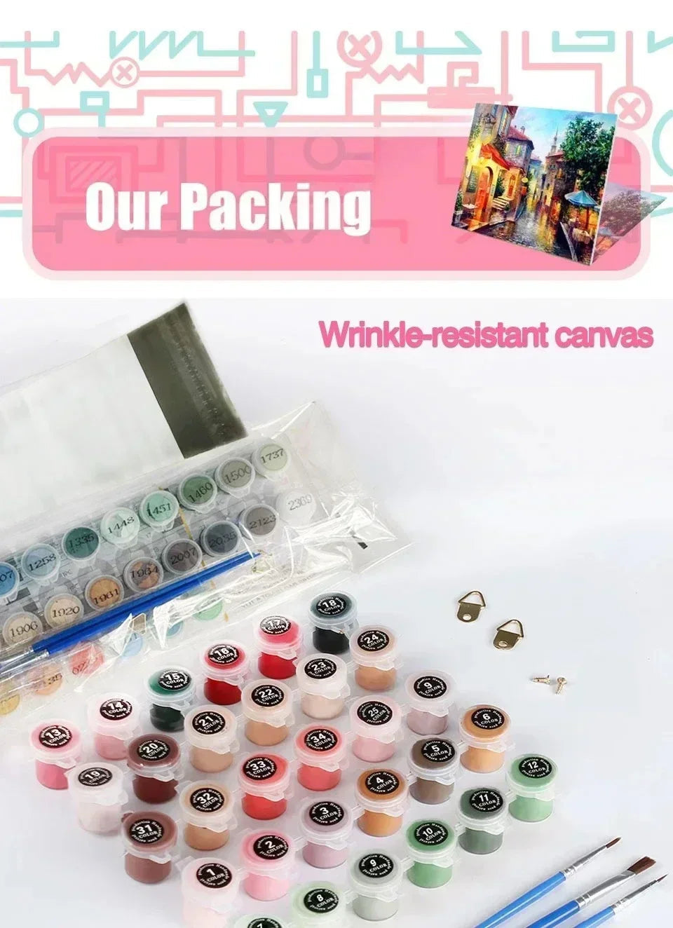 Paint by Numbers Kit for Adults，children，Beginner to Advanced NumberOil Paintin ，Home Decor ，DIY Art Scenery Oil Paintin 40X50C    Home Decor Supply | Online Retail | ShoreShopper.com
