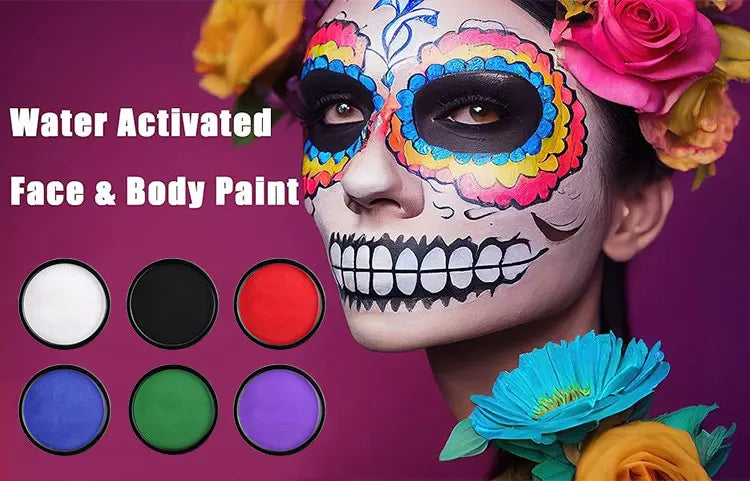 Face body Painting waterproof 6 colors Water Based Nontoxic Body Art kids Festival Fancy Dress Paint Body & Face Paint make up    Home Decor Supply | Online Retail | ShoreShopper.com